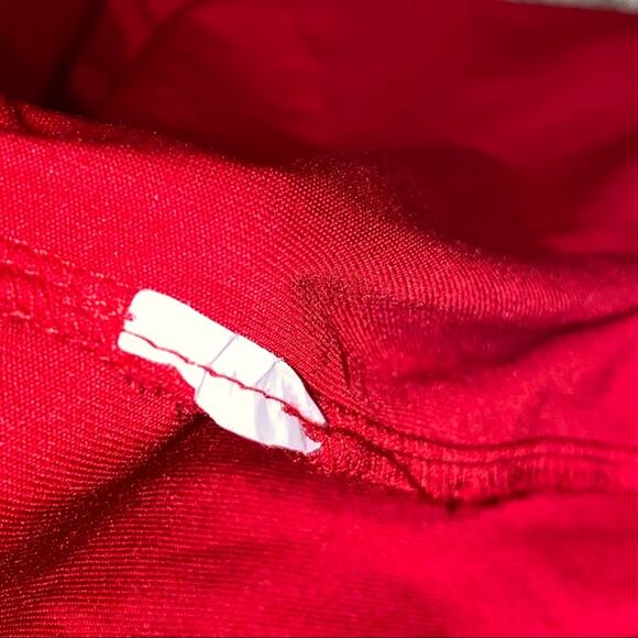 ZARA Red Pleated Tunic Dress Long Bishop Sleeves Shift - Picture 11 of 11